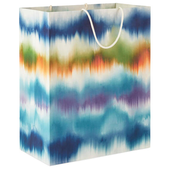 13" Watercolor Ikat Large Gift Bag