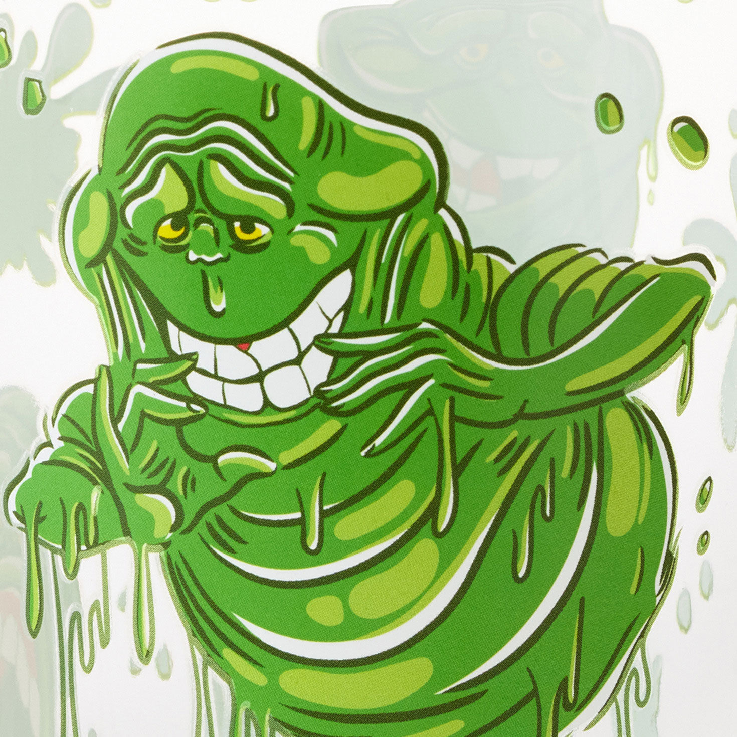 Ghostbusters Slimer Drinking Glass upclose detail image number 5