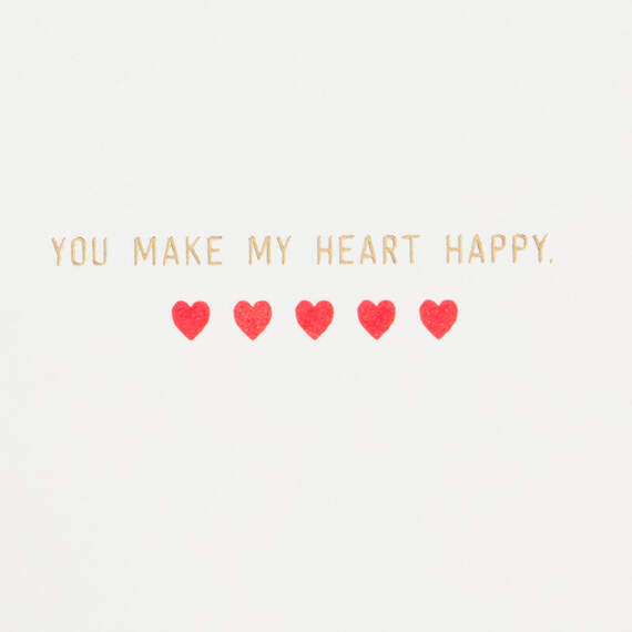 You Make My Heart Happy Valentine's Day Card, , large image number 2