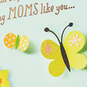 Paper Butterflies Two Amazing Moms New Baby Card, , large image number 4