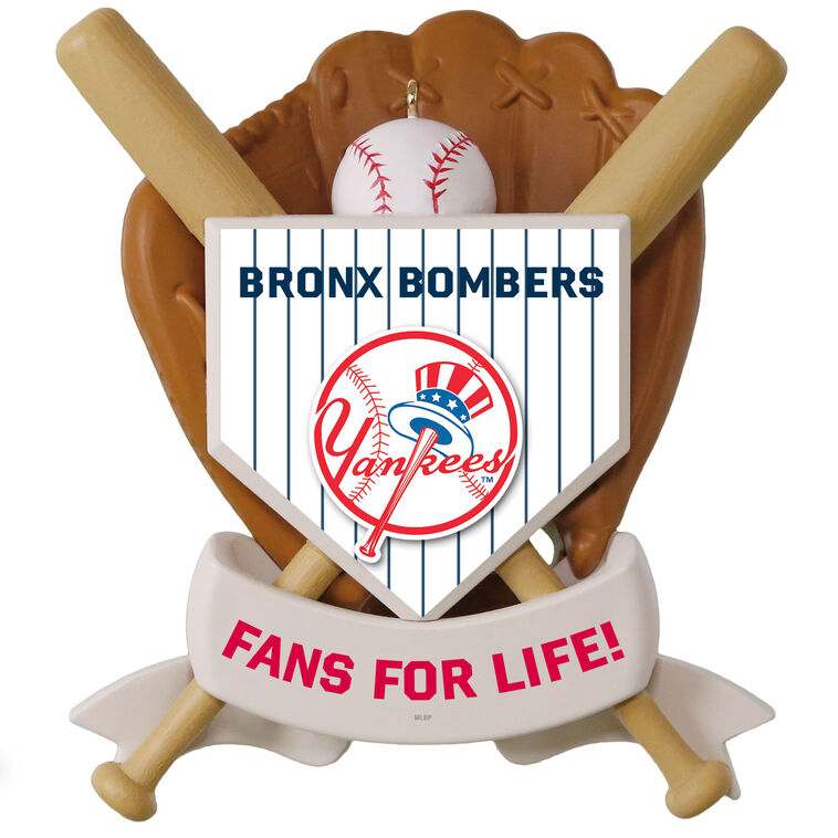 MLB New York Yankees™ Baseball Personalized Ornament, Custom Text