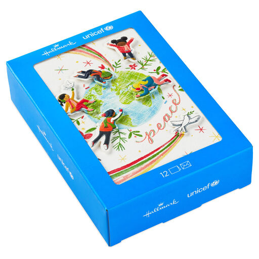 UNICEF Kids Around the World Boxed Christmas Cards, Pack of 12, 
