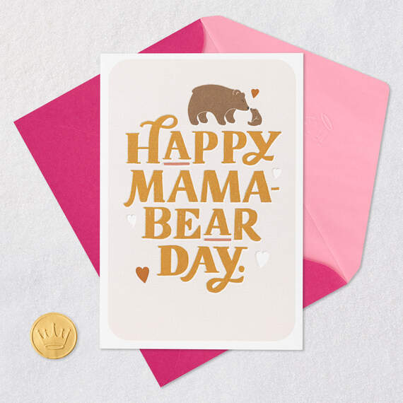 Happy Mama-Bear Day Mother's Day Card, , large image number 5