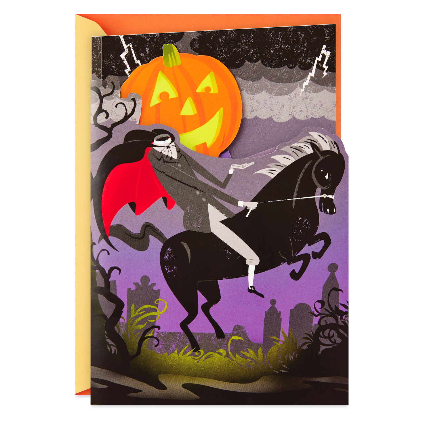 Headless Horseman Pop Up Halloween Sound Card