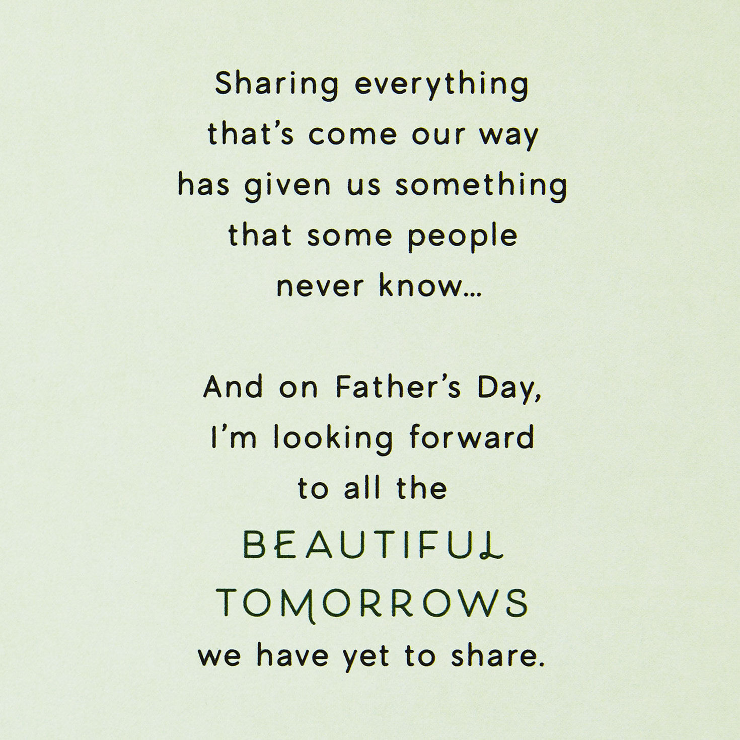 We've Discovered What Love Means Father's Day Card for Husband, , large image number 3