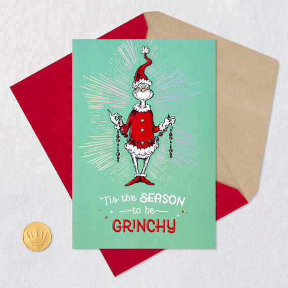 Dr. Seuss™ 'Tis the Season to be Grinchy Christmas Card, , large image number 5