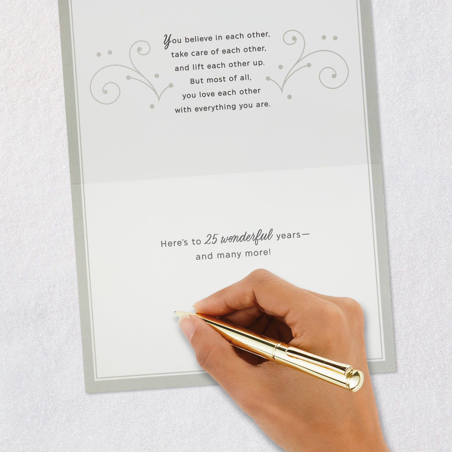 You Love Each Other With Everything 25th Anniversary Card, , large image number 7