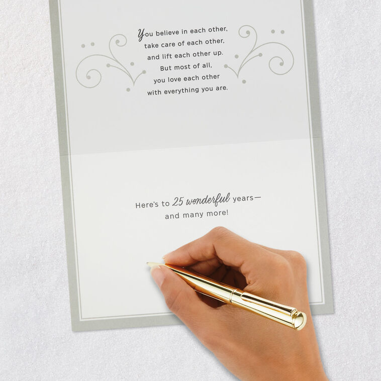 You Love Each Other With Everything 25th Anniversary Card, , large image number 7