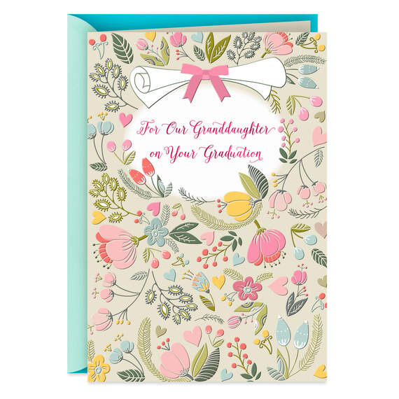 Celebrate Religious Graduation Card for Granddaughter