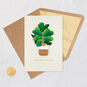 Fiddle-Leaf Fig Potted Plant Birthday Card Card Front with Envelope and Gold Seal image number 5