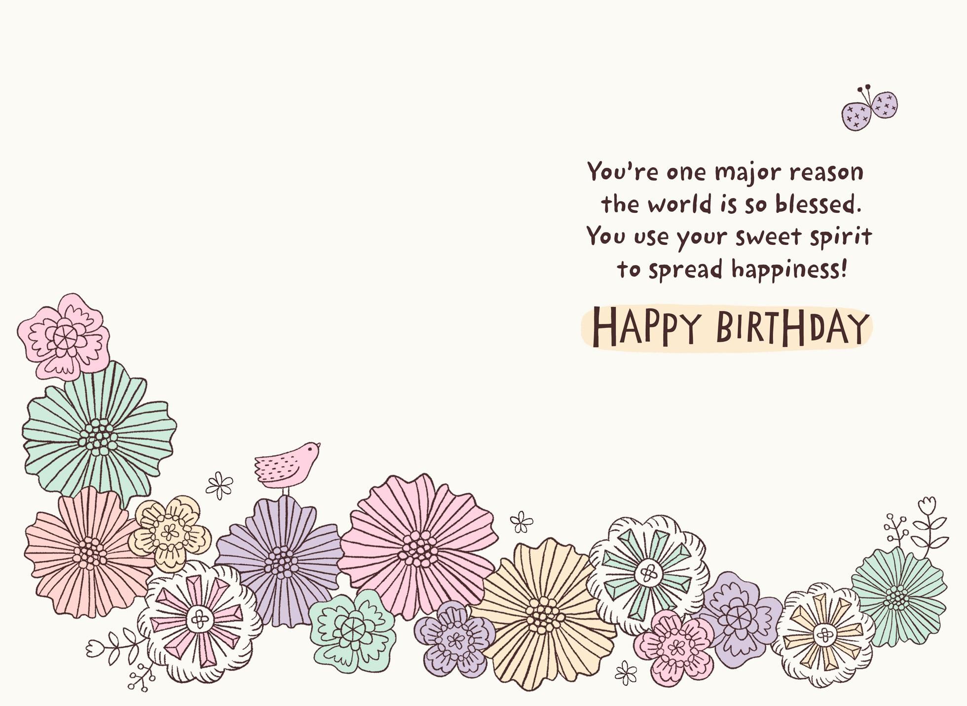 Total Blessing Birthday Card