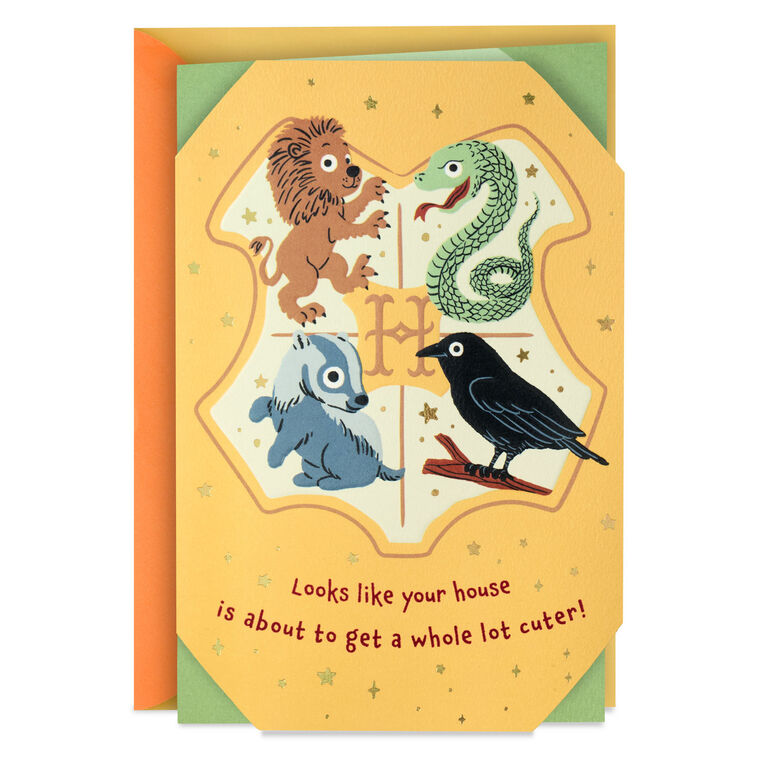 Harry Potter™ Hogwarts™ Crest Baby Shower Card