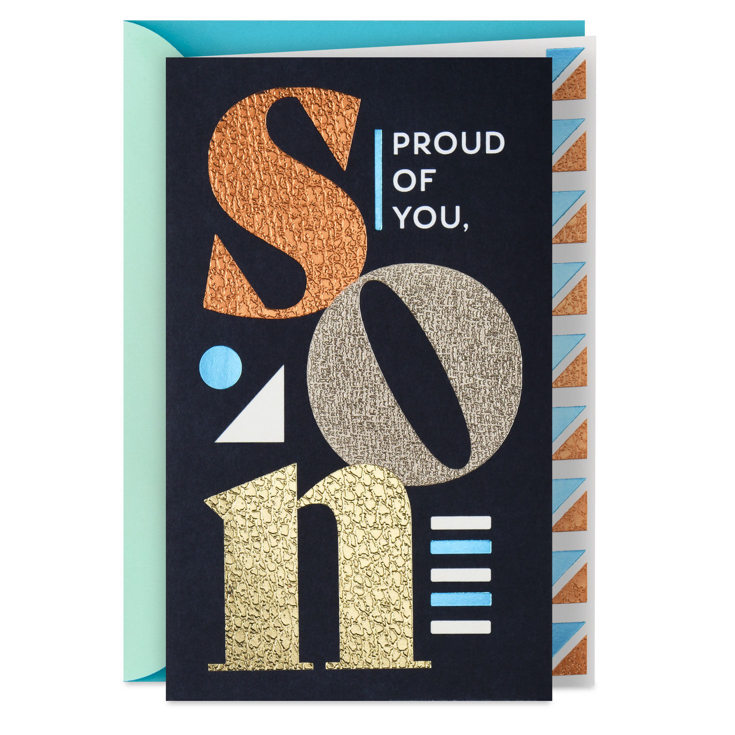 Proud of You Birthday Card for Son From Both