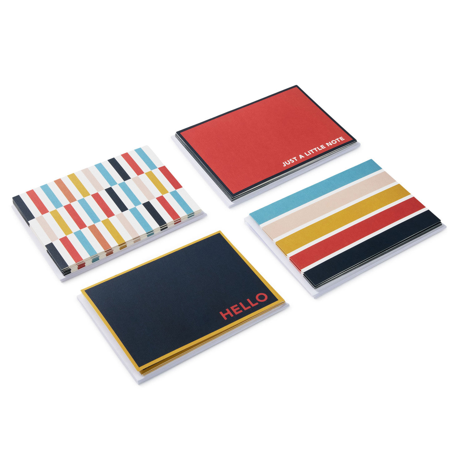 Tailored Graphics Assorted Blank Notes in Designed Box, Pack of 24