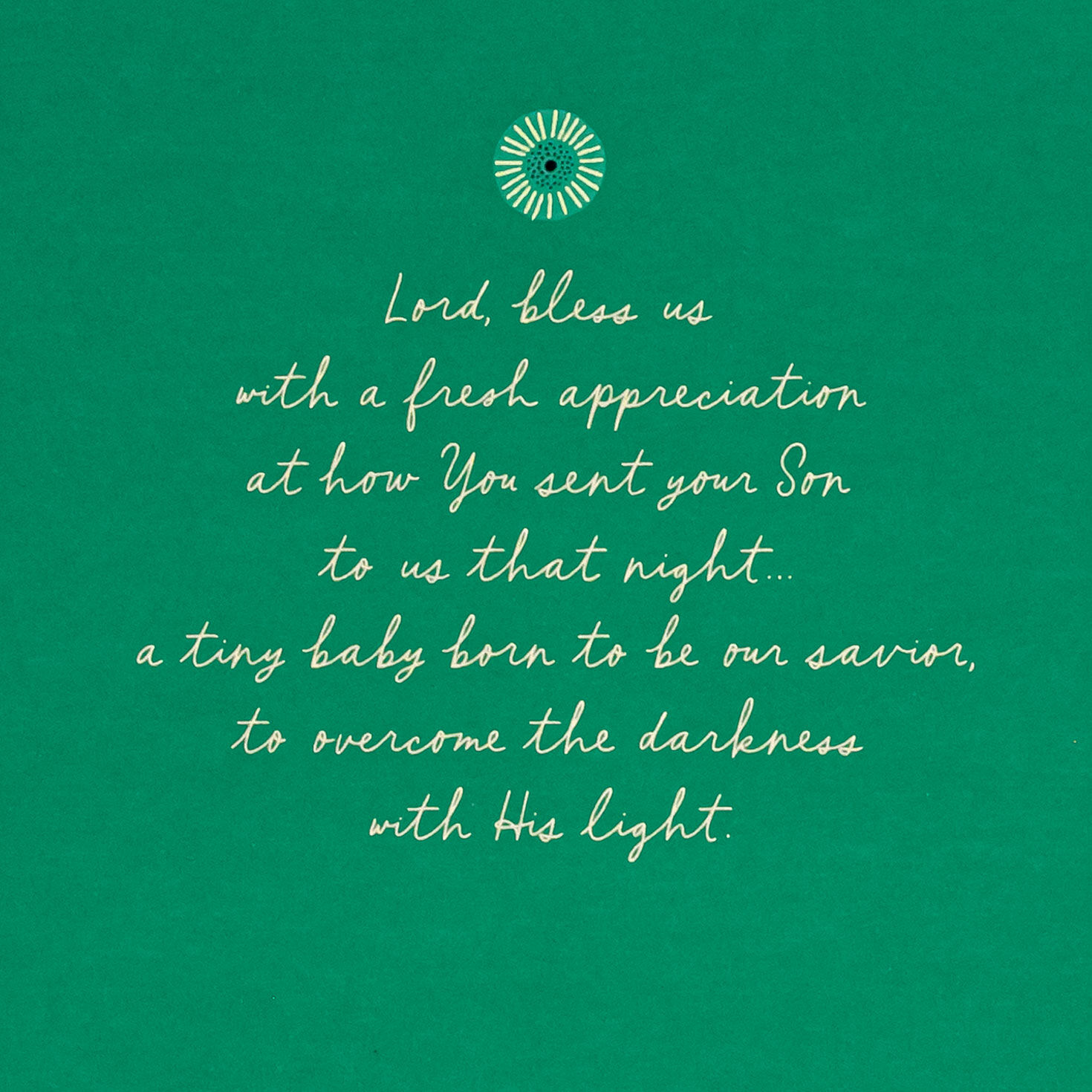 Angel Prayer Religious Christmas Card Sentiment image number 2