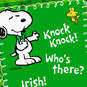 Peanuts® Snoopy Knock-Knock Joke Funny St. Patrick's Day Card, , large image number 4