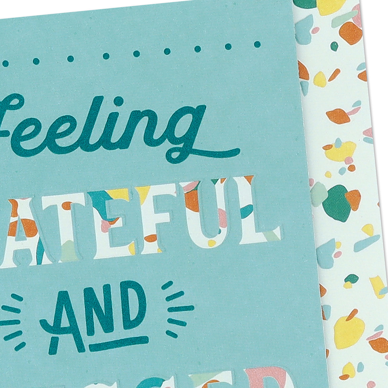 Grateful and Blessed Religious Thank-You Card, , large image number 4