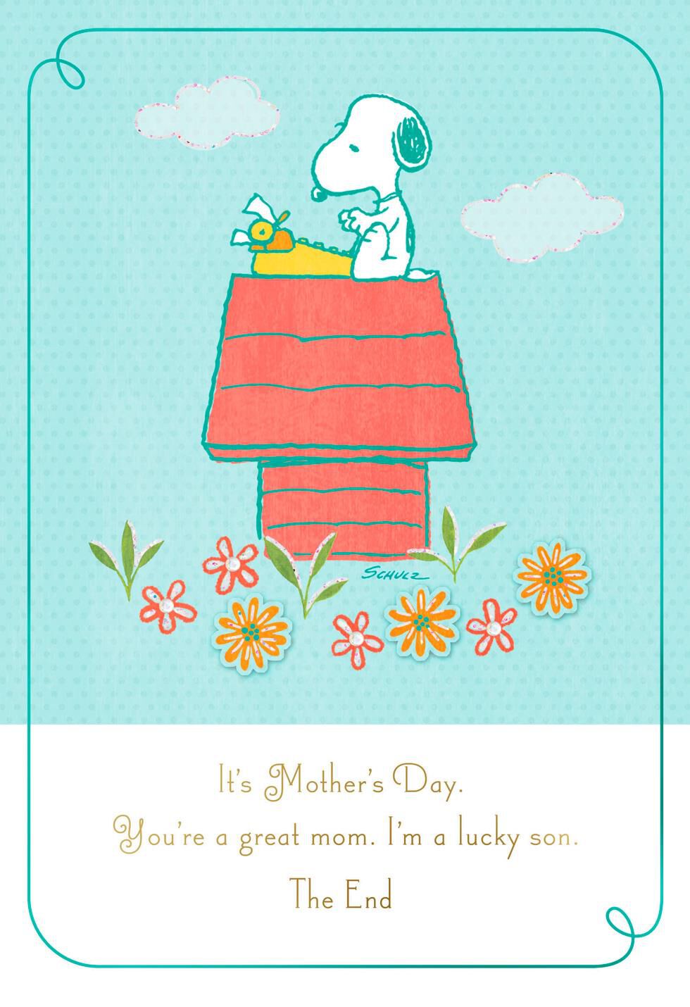 Peanuts® Mother's Day Card From Son