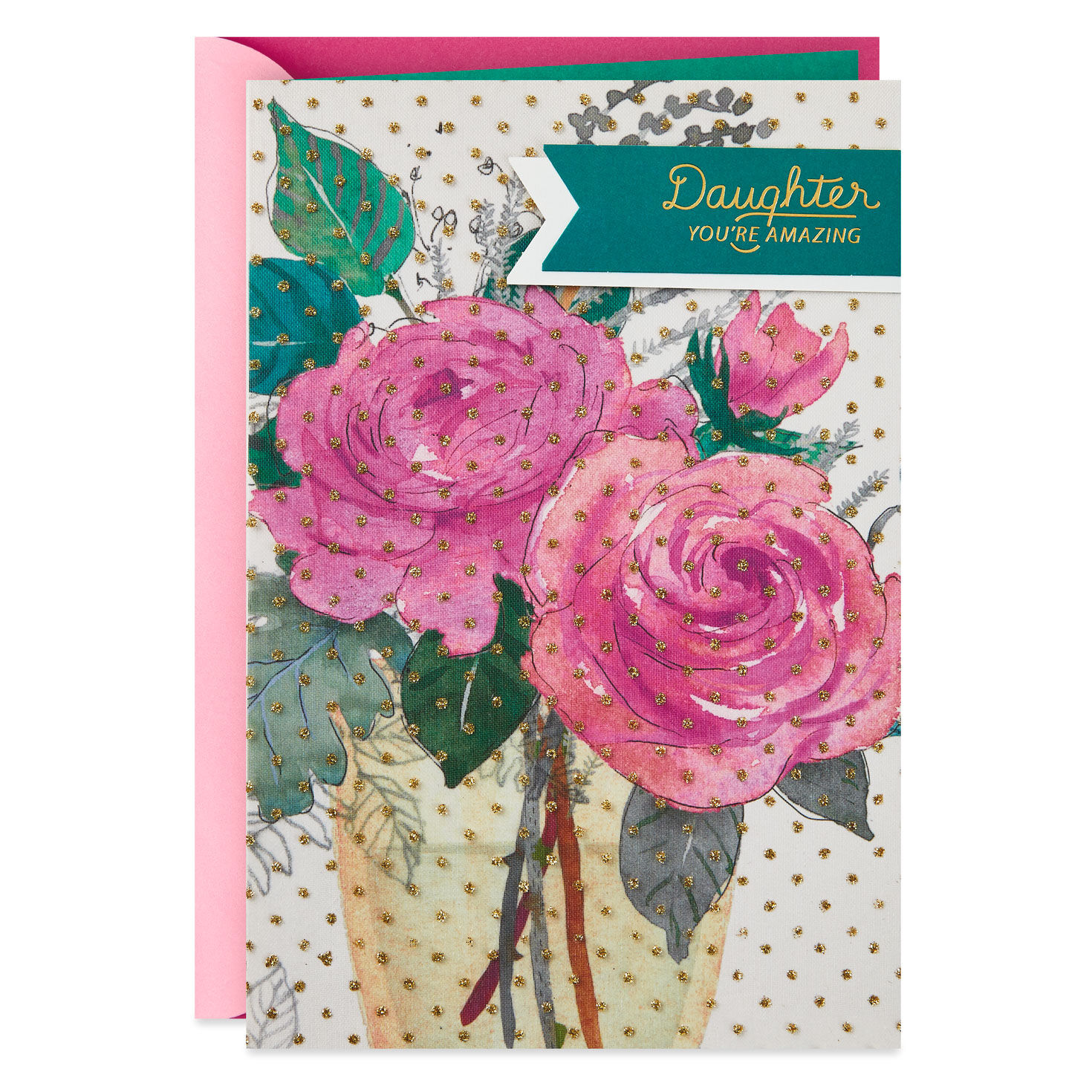 Flowers for an Amazing Daughter Mother's Day Card