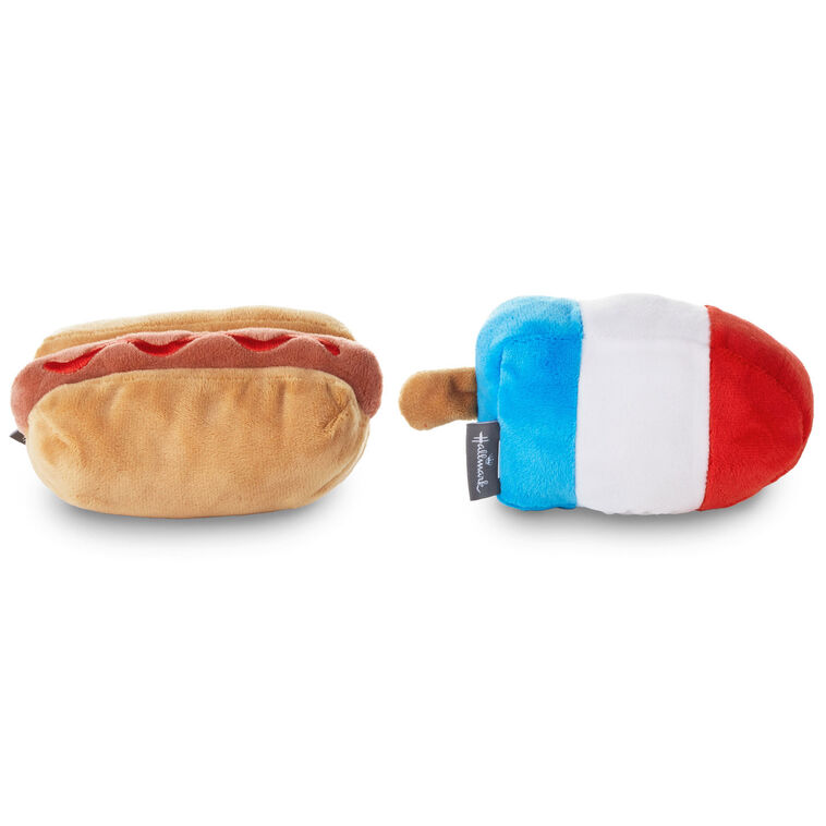 Better Together Hot Dog and Freeze Pop Magnetic Plush Pair, 3.5", , large image number 4