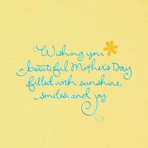 Sunshine and Smiles Mother's Day Card for Grandma, 