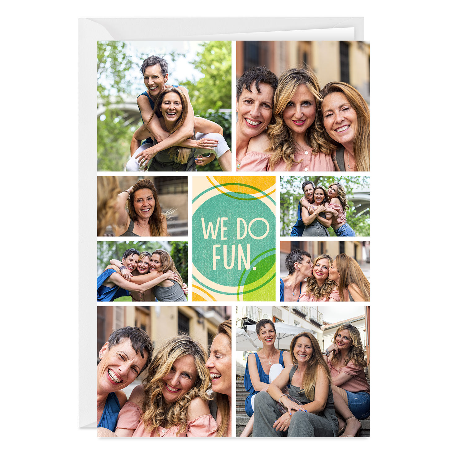 We Do Fun Photo Collage Custom Card