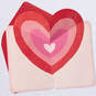 3.25" Mini Happy Heart Day Blank Pop-Up Valentine's Day Card, , large image number 3