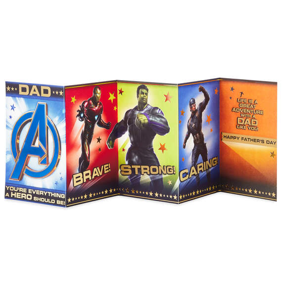 Marvel Avengers Great Adventure Father's Day Card for Dad, , large image number 2