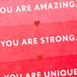 Amazing, Strong, Unique, Loved Friendship Card, , large image number 4
