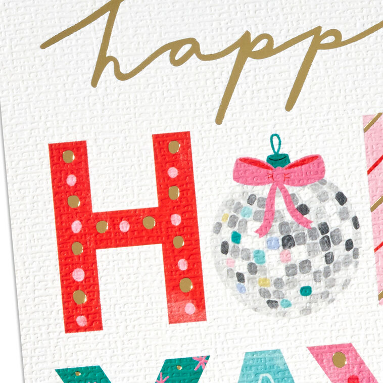 Patterned Lettering Boxed Christmas Cards Pack  Cover Detail image number 5
