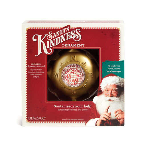 Demdaco Santa's Kindness Ornament and Journal, Set of 2, 