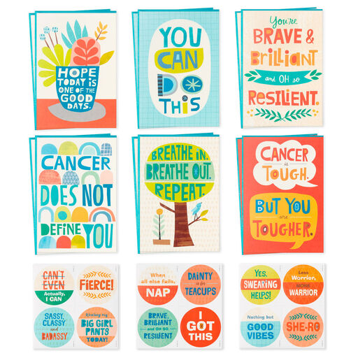 Assorted Support and Get Well Cards, Pack of 12, 