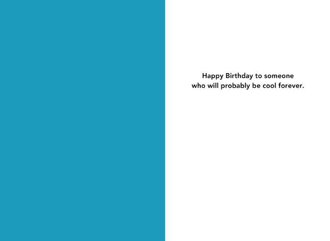 Forever Cool Birthday Card