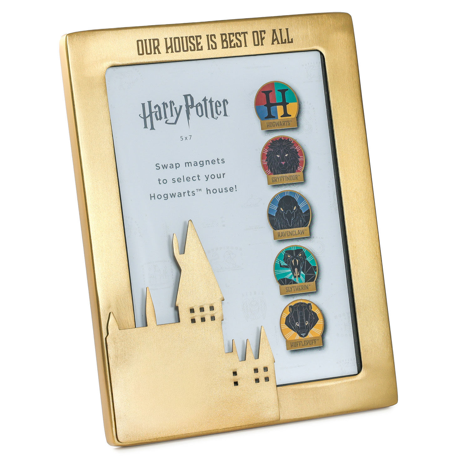 Hogwarts School Picture Frame With House Magnets front image number 3