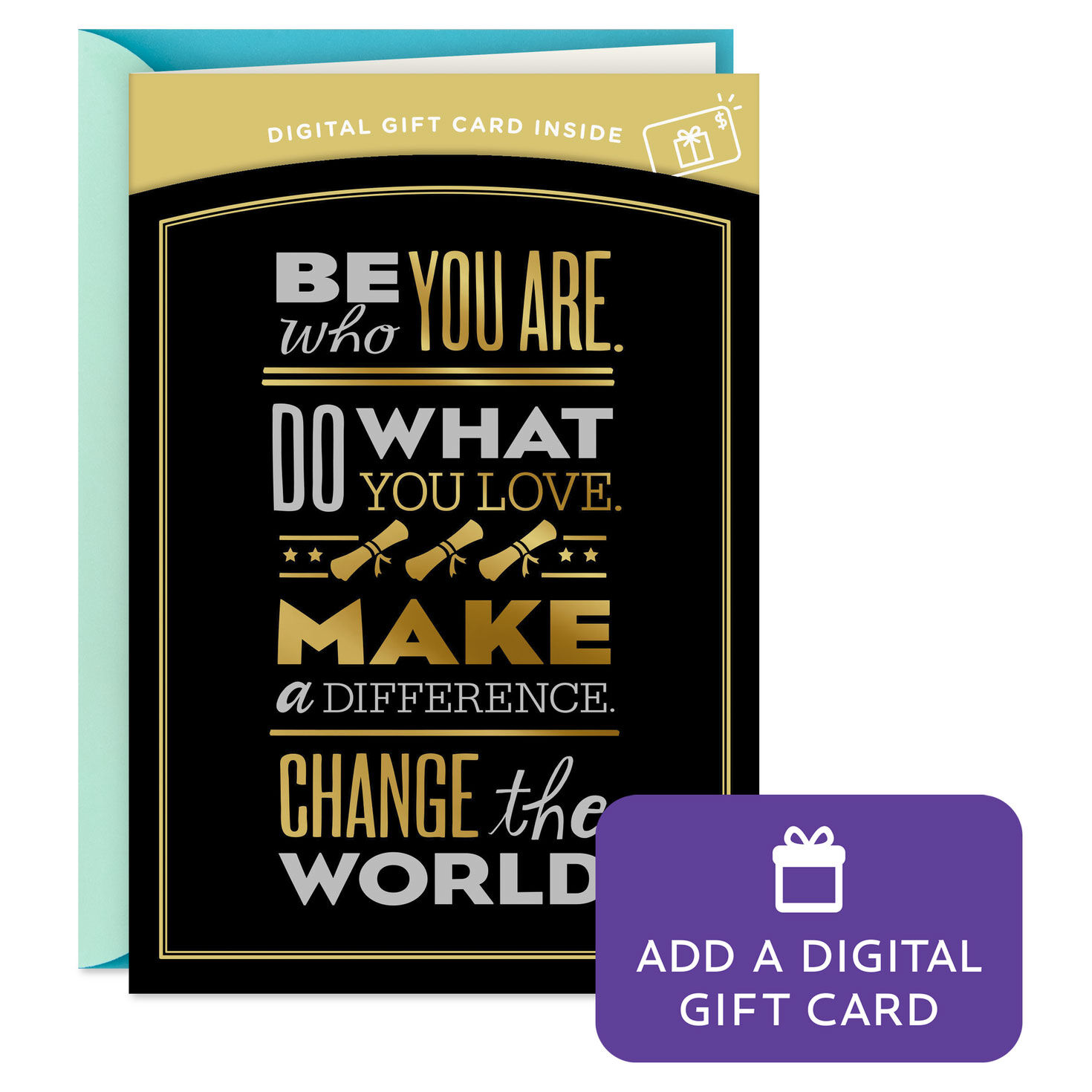 No Limits Gift Card Greeting Graduation Card