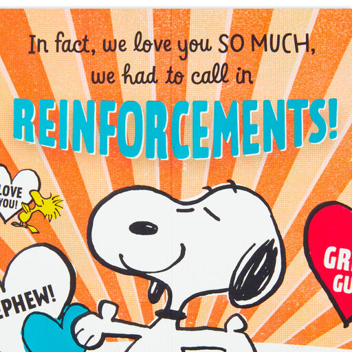 Peanuts® Snoopy Lovable Birthday Card for Nephew, 