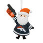 Denver Broncos Santa Fan Christmas Ornament front image number 1