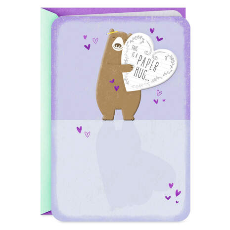 Bear Hug Encouragement Card, , large
