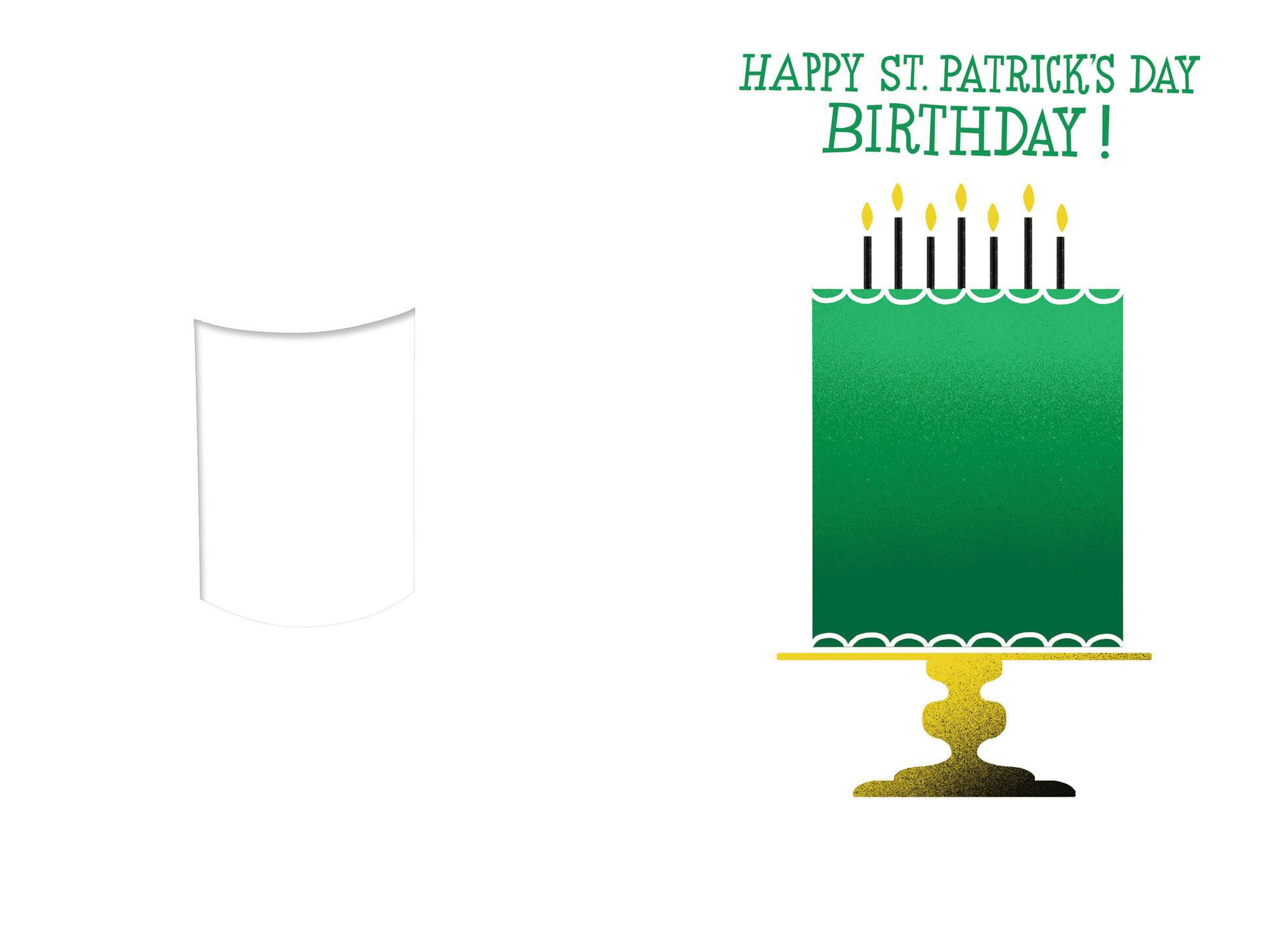 Green Beer Funny St. Patrick's Day Birthday Card
