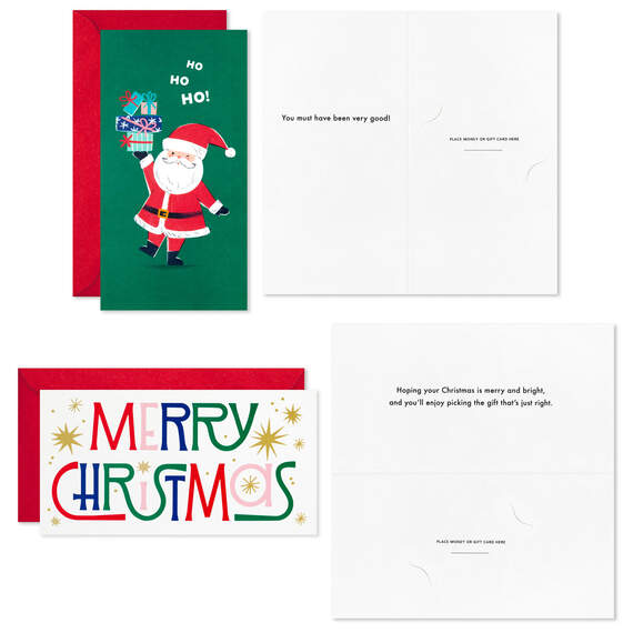 Colorful and Casual Money-Holder Boxed Christmas Cards Assortment, Pack of 36, , large image number 5