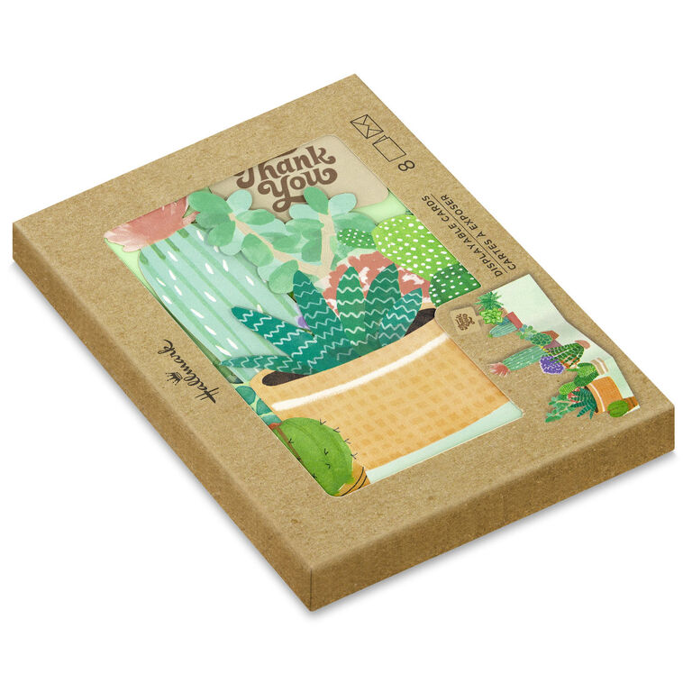 Potted Cactus and Succulents Blank Thank You Notes package image number 3