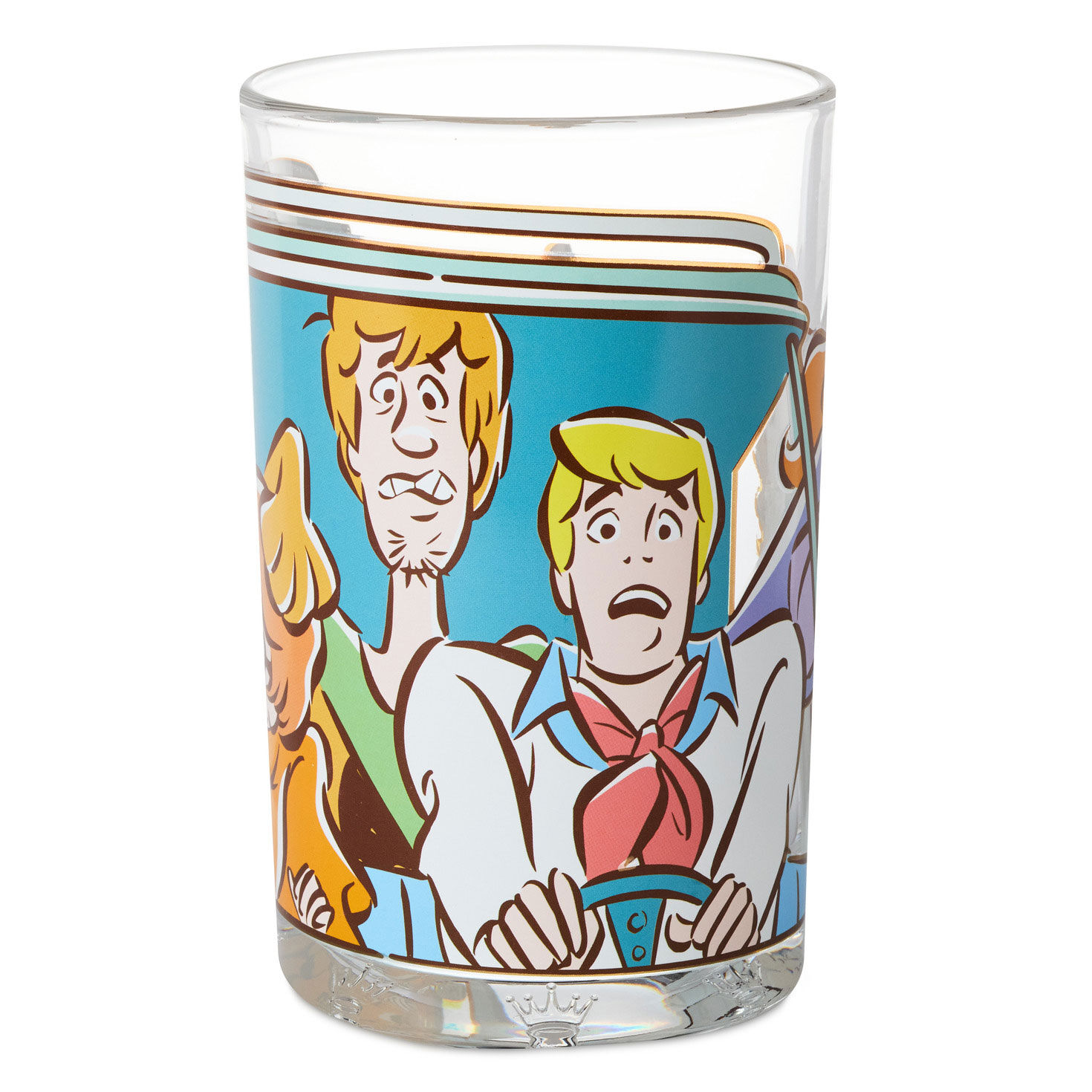 Scooby-Doo™ and Crew in the Mystery Machine Collectible Drinking Glass, 13.5 oz.