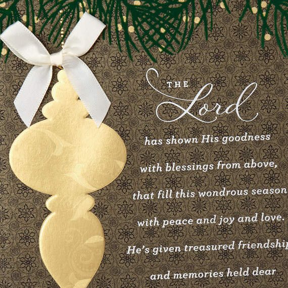 Thanking God for You Religious Christmas Card, , large image number 4