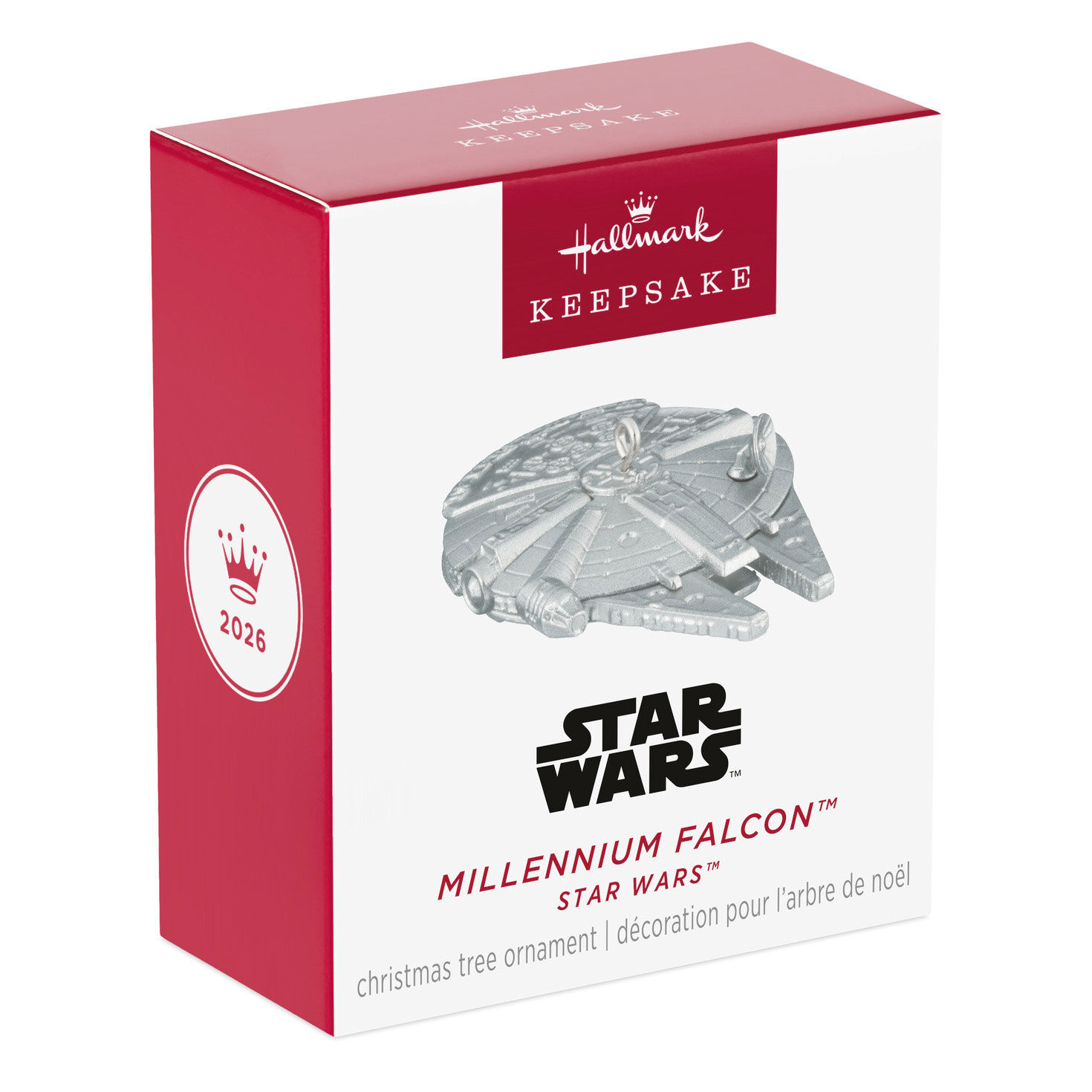 Star Wars Millennium Falcon Keepsake Ornament paclage front image number 7