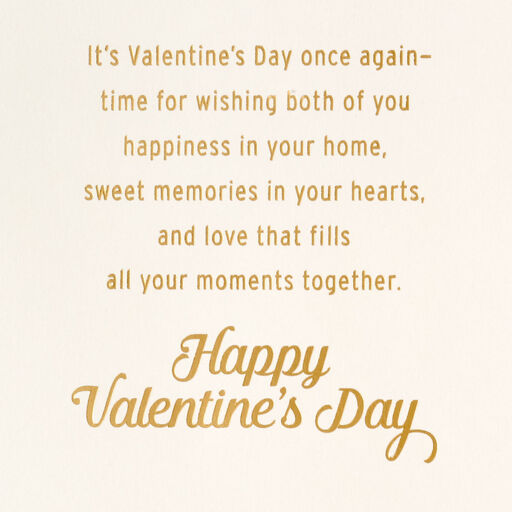 Happiness and Sweet Memories Valentine's Day Card for Daughter and Son-in-Law, 