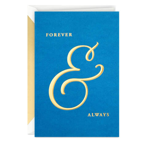 Forever & Always Love Card, , large