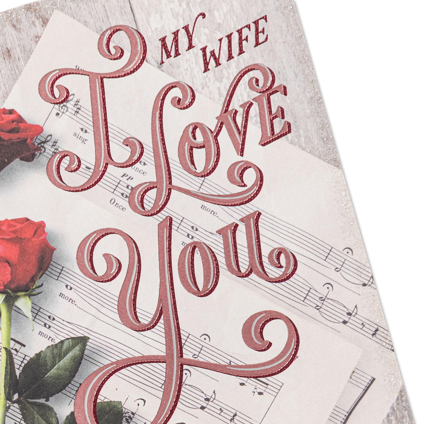 Red Roses Valentine's Day Card for Wife Cover Detail image number 5