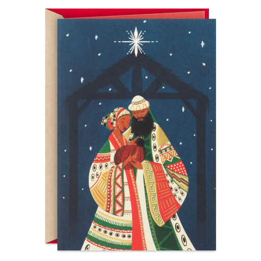 Rejoicing in the Birth of Our Lord and Savior Christmas Card, 
