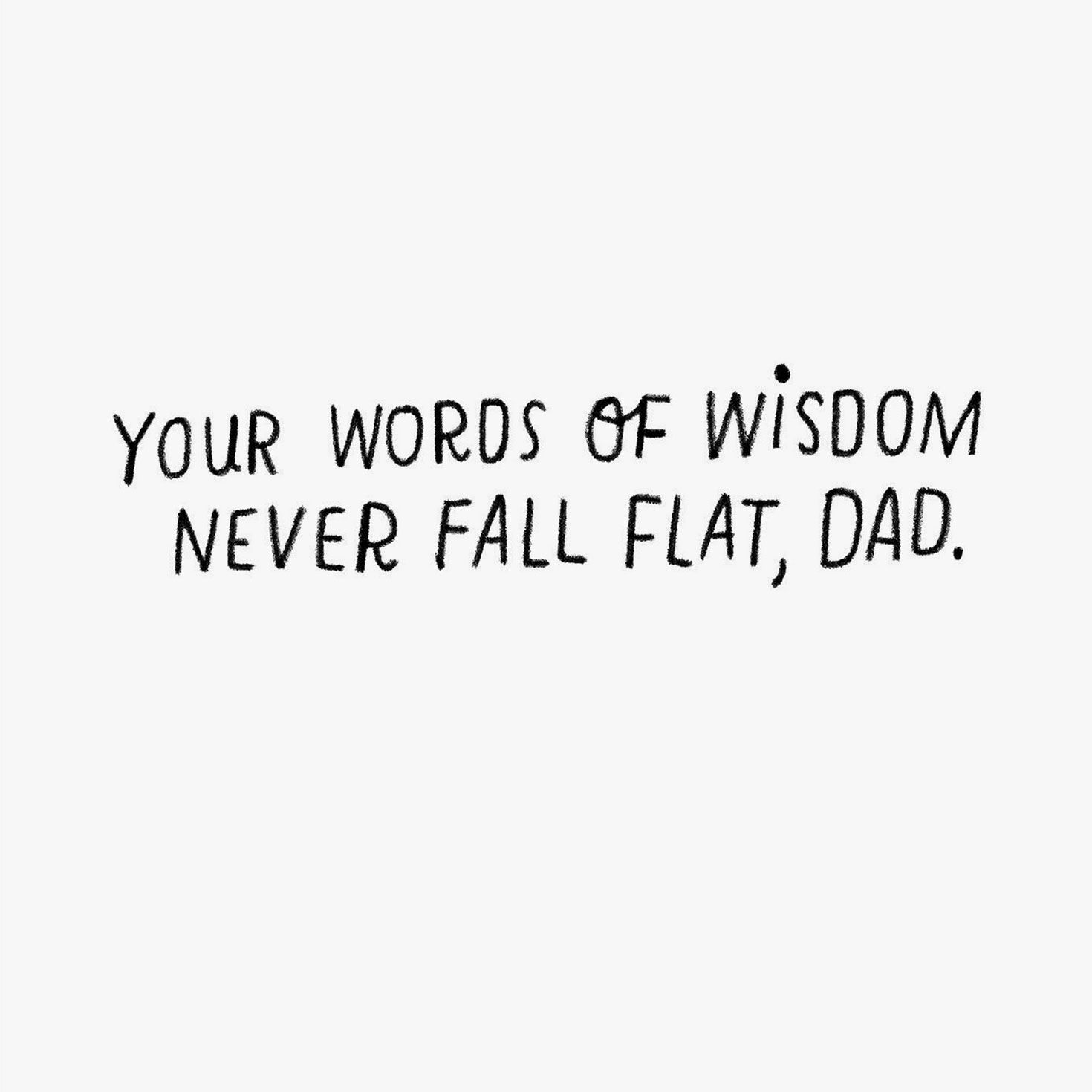 Your Wisdom Never Falls Flat Funny Father's Day Card for Dad, , large image number 2