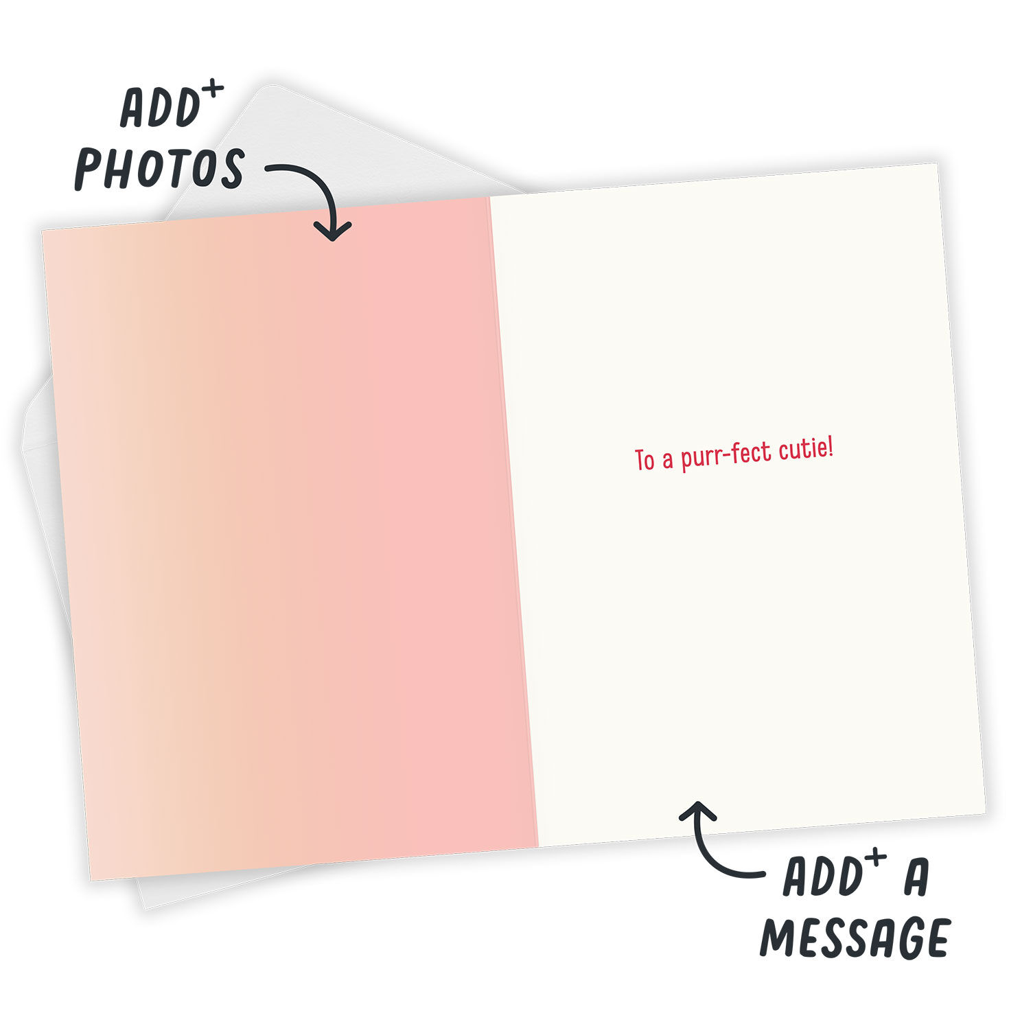 Purr-fect Cutie Custom Valentine's Day Card, , large image number 3